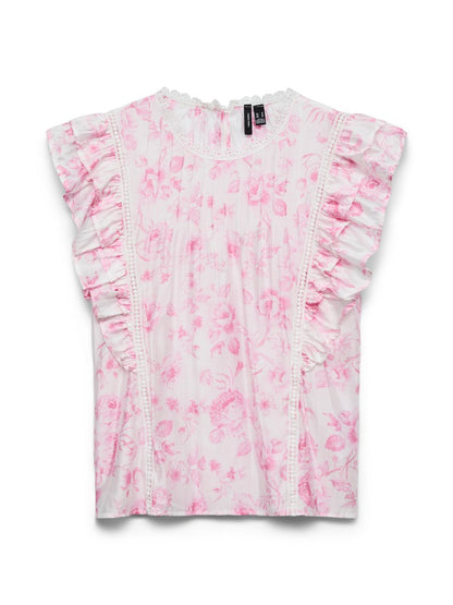 VMBLISS S/L DETAIL TOP WVN