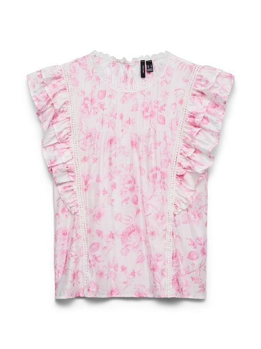 VMBLISS S/L DETAIL TOP WVN