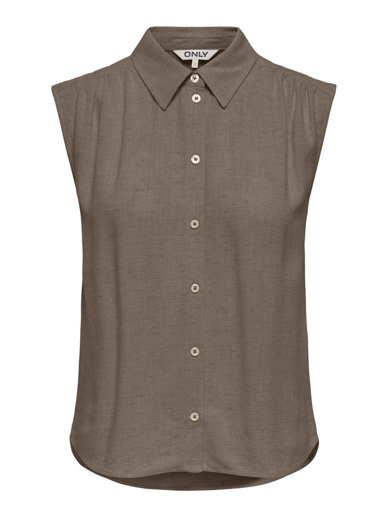 ONLSIESTA S/L LINEN BL SHIRT PNT NO