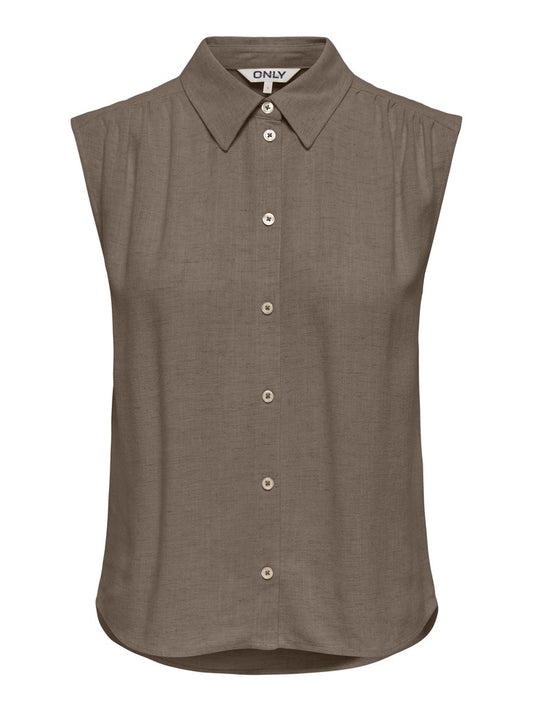 ONLSIESTA S/L LINEN BL SHIRT PNT NO
