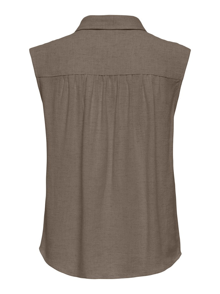 ONLSIESTA S/L LINEN BL SHIRT PNT NO