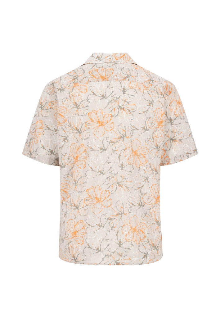 Linen Flower Print, Resort, 1/2