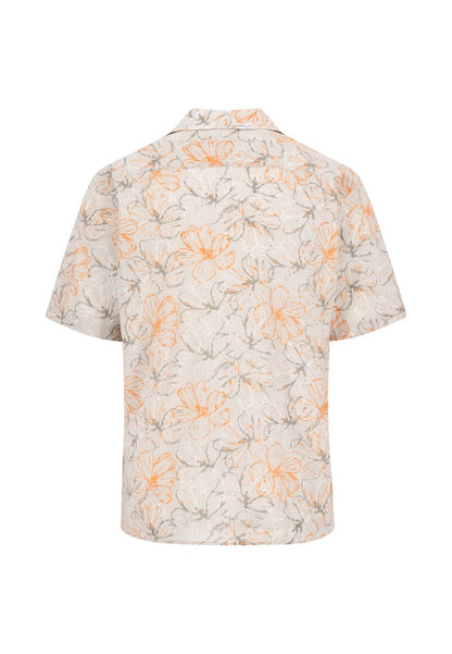 Linen Flower Print, Resort, 1/2