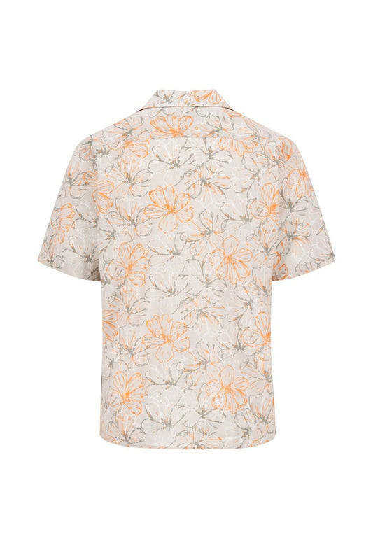 Linen Flower Print, Resort, 1/2