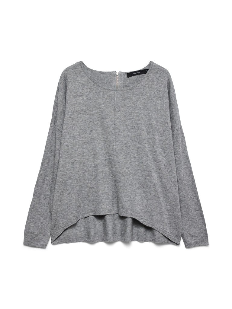 VMBREEZE AURA LS ZIPPER BLOUSE