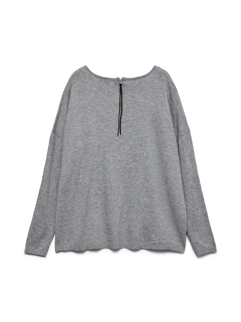 VMBREEZE AURA LS ZIPPER BLOUSE