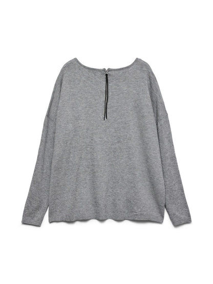 VMBREEZE AURA LS ZIPPER BLOUSE