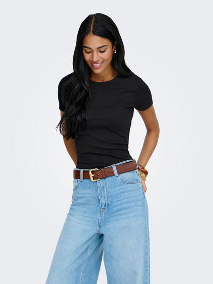 ONLVAL S/S O-NECK TOP JRS