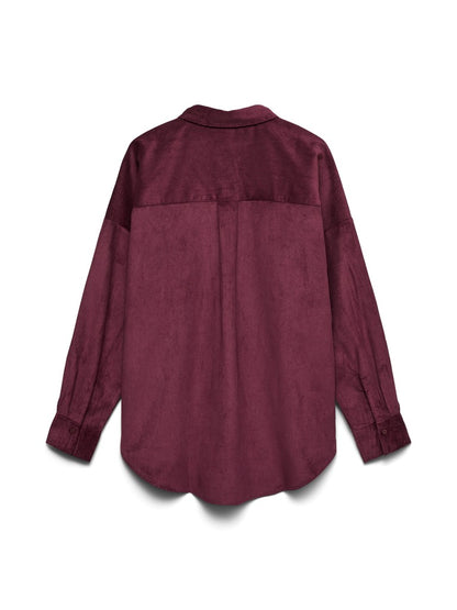 VMSANNE COURDEROY LS SHIRT WVN NOOS