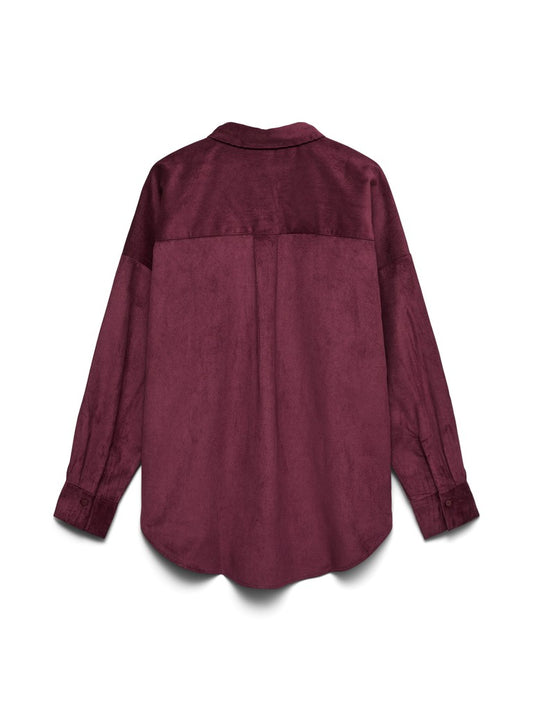 VMSANNE COURDEROY LS SHIRT WVN NOOS