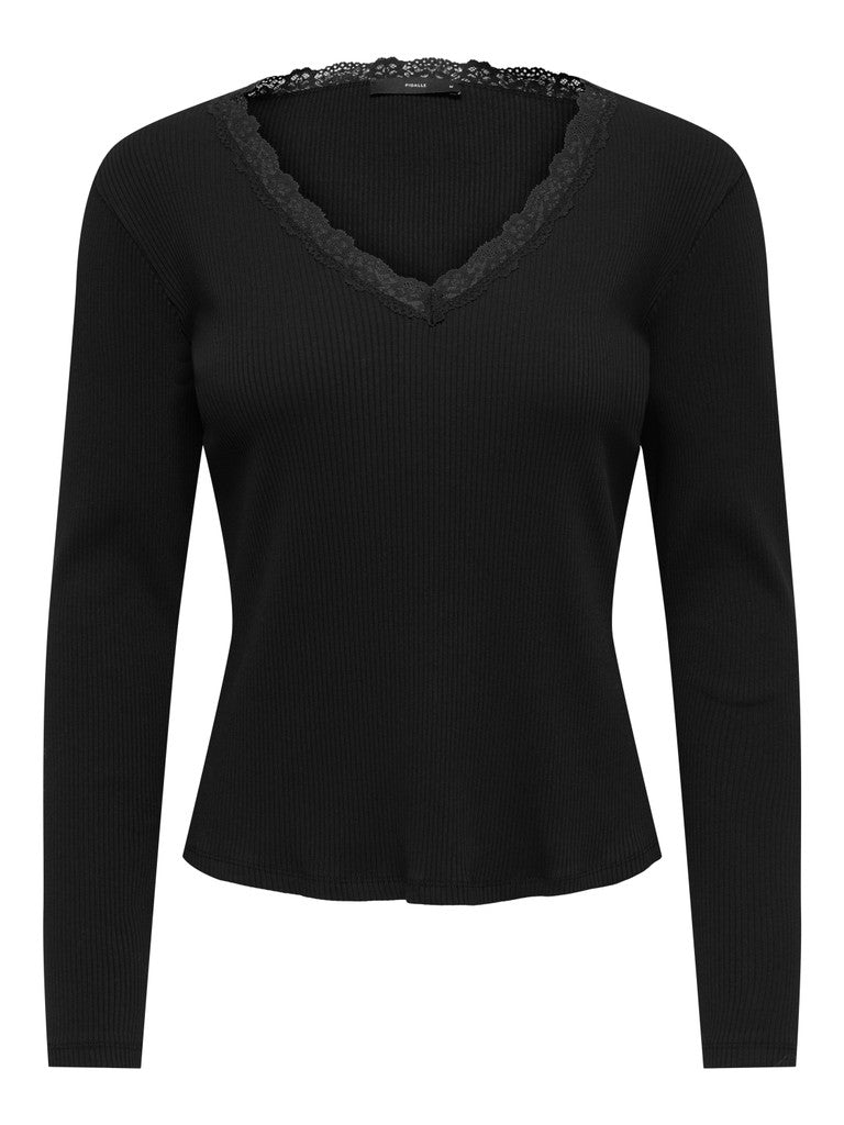 ONLSARA SHARAI L/S V-NECK TOP JRS N