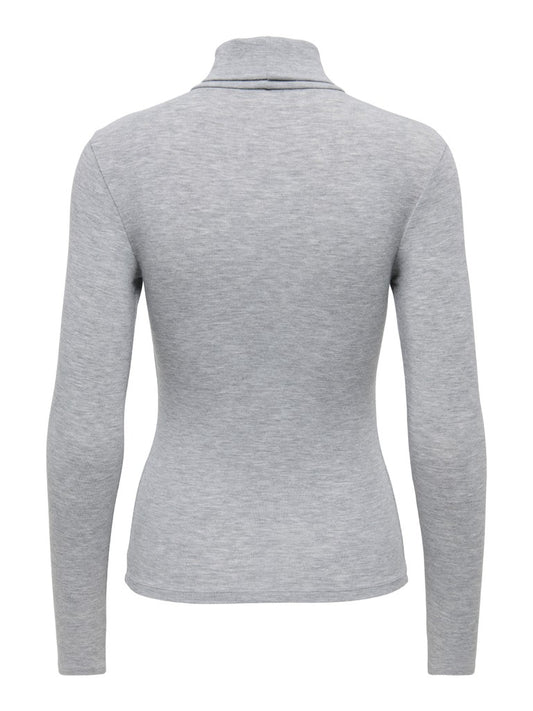 ONLGLAMOUR L/S ROLL-NECK TOP JRS NO