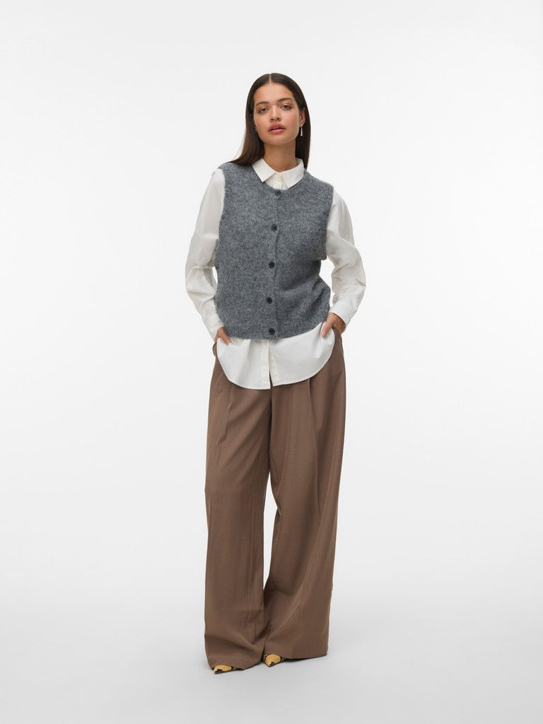 VMNOVAH SL O-NECK BUTTON VEST NOOS