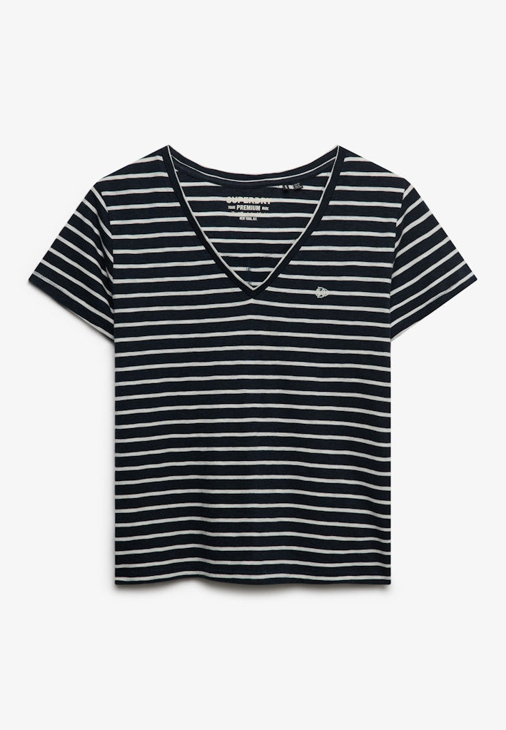 STUDIOS SLUB EMB VEE TEE