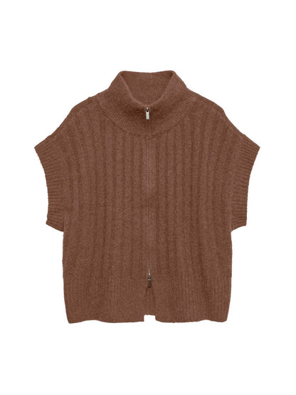 VMBANG RIB SL HIGHNECK ZIPPER VEST