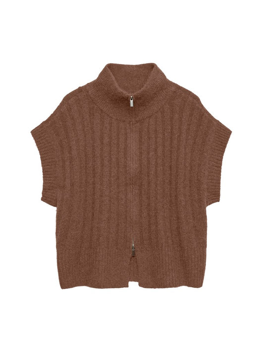 VMBANG RIB SL HIGHNECK ZIPPER VEST