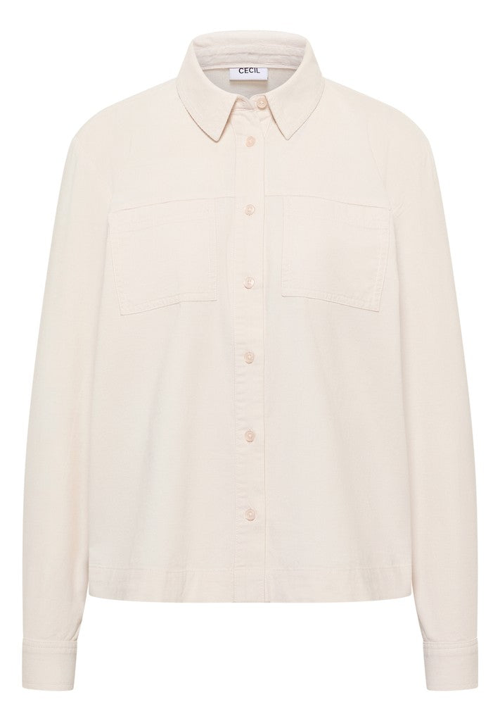 EOS_Corduroy Short Blouse pock