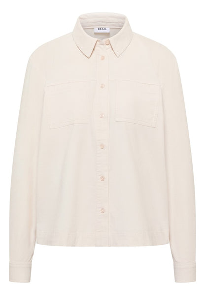 EOS_Corduroy Short Blouse pock
