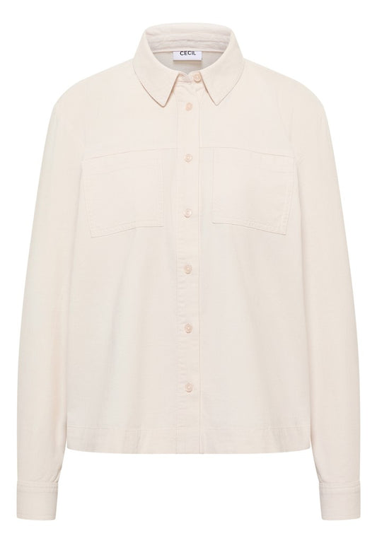 EOS_Corduroy Short Blouse pock
