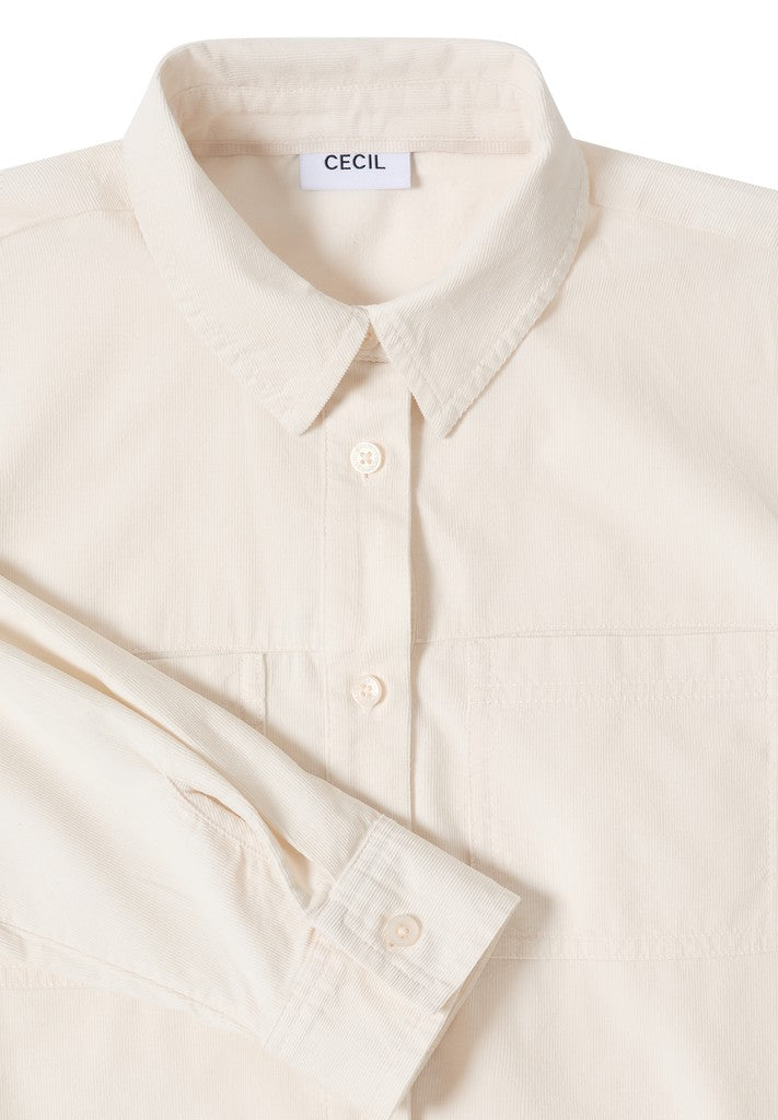 EOS_Corduroy Short Blouse pock
