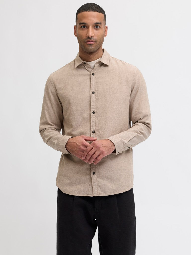 JJECLASSIC MELANGE SHIRT L/S N