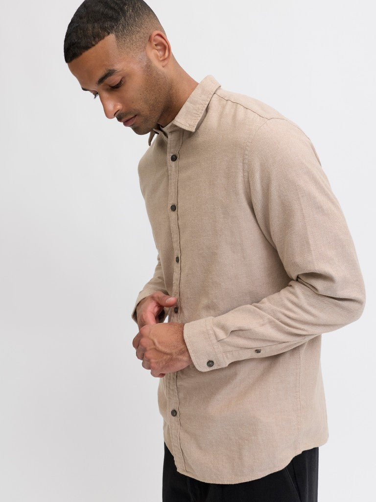 JJECLASSIC MELANGE SHIRT L/S N