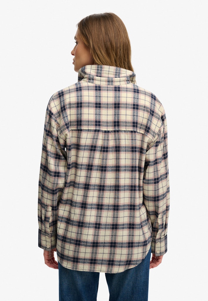 CHECK FLANNEL RELAXED SHIRT
