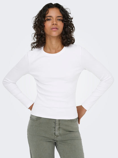 ONLVAL L/S O-NECK TOP JRS NOOS