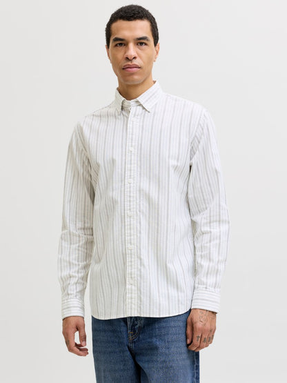 JJEHARVEY OXFORD L/S SHIRT NOOS