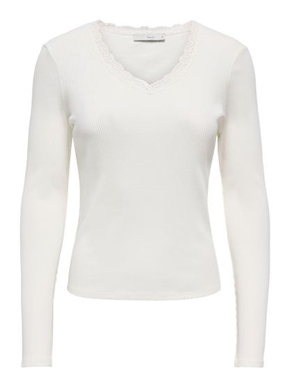 ONLSARA SHARAI L/S V-NECK TOP JRS N