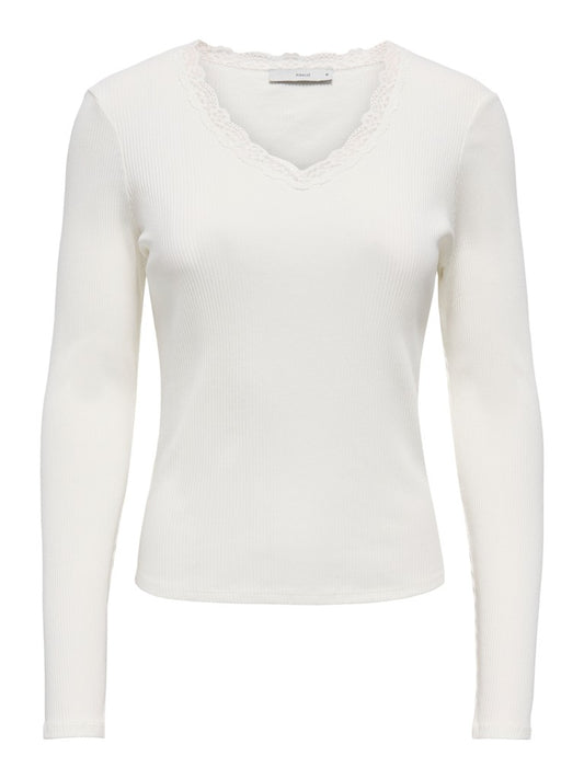 ONLSARA SHARAI L/S V-NECK TOP JRS N
