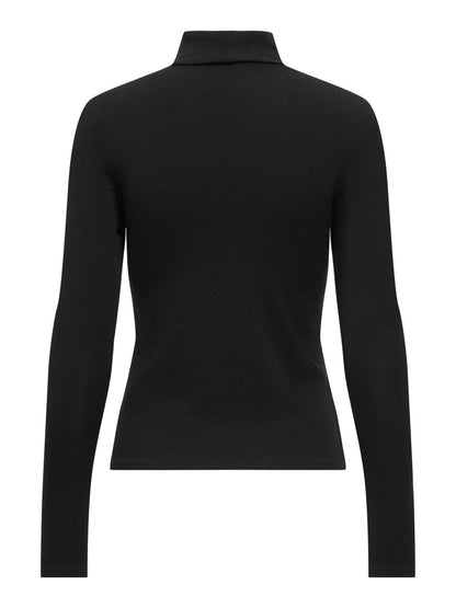 ONLGLAMOUR L/S ROLL-NECK TOP JRS NO