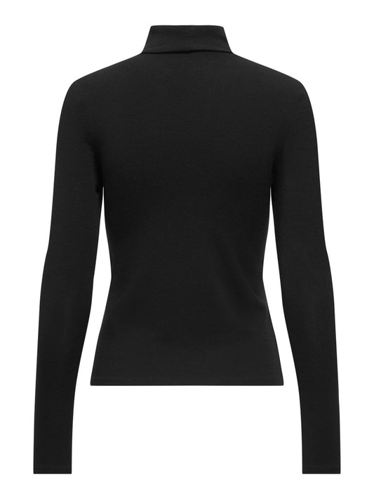 ONLGLAMOUR L/S ROLL-NECK TOP JRS NO