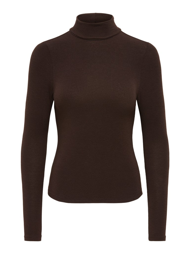 ONLGLAMOUR L/S ROLL-NECK TOP JRS NO