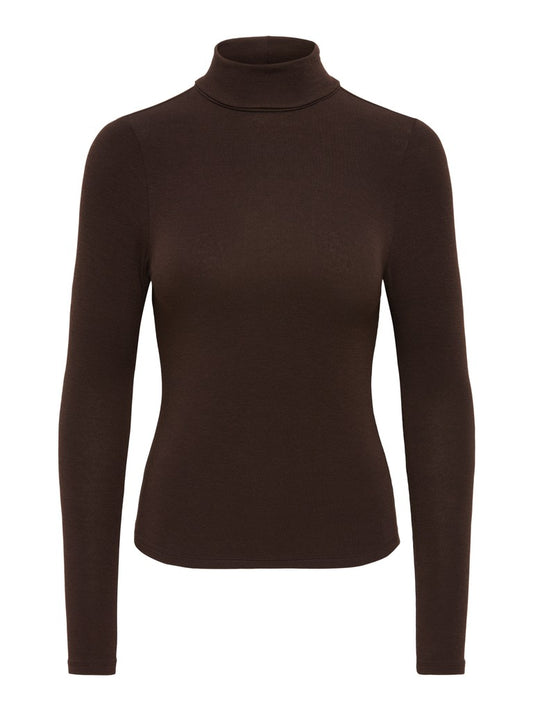 ONLGLAMOUR L/S ROLL-NECK TOP JRS NO