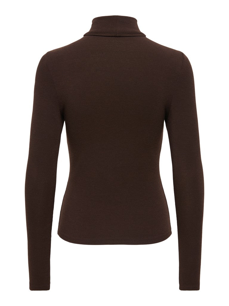 ONLGLAMOUR L/S ROLL-NECK TOP JRS NO