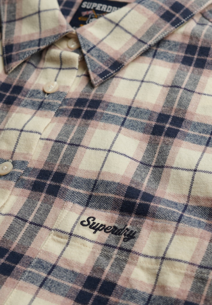 CHECK FLANNEL RELAXED SHIRT