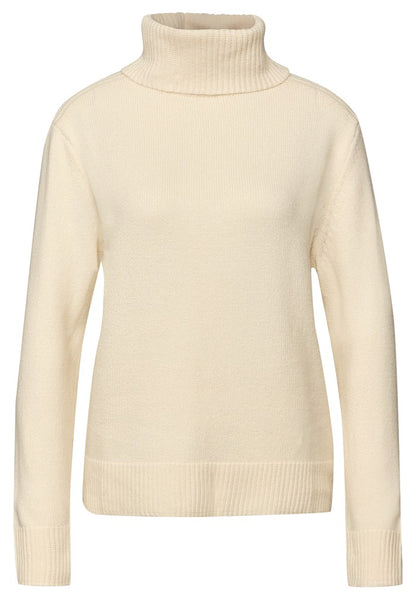 cosy sweater with roll-neck