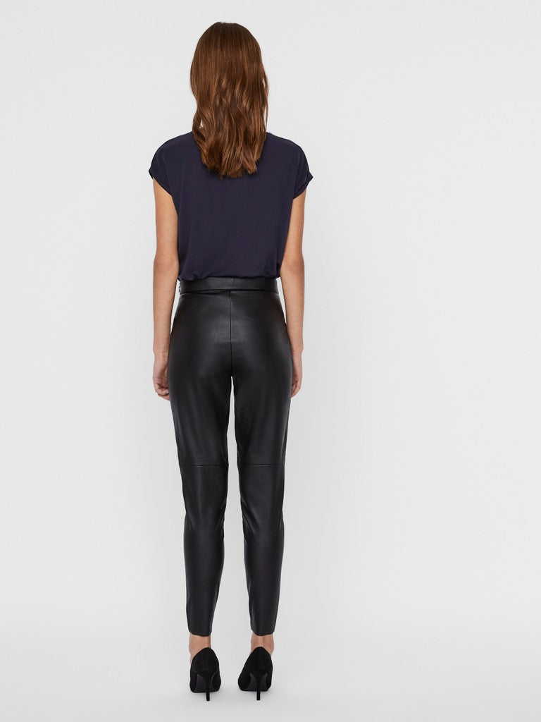 VMJANNI HW PU LEGGING NOOS