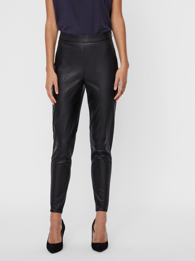 VMJANNI HW PU LEGGING NOOS