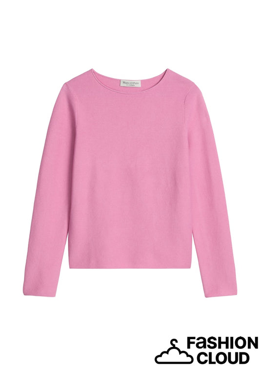 Pullover, longsleeve, boat nec