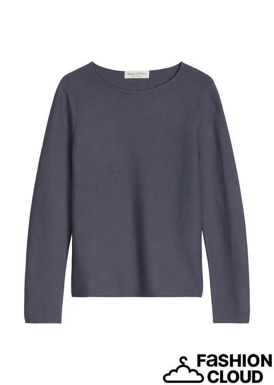 Pullover, longsleeve, boat nec