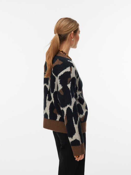 VMLEONIE LS V-NECK CARDIGAN BOO