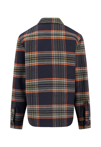 Wool check overshirt*RWS