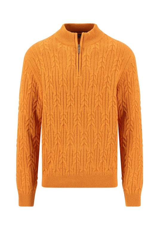 Zip Troyer, Soft Knit Cable*RWS
