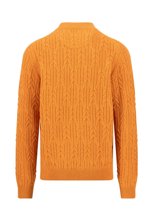 Zip Troyer, Soft Knit Cable*RWS