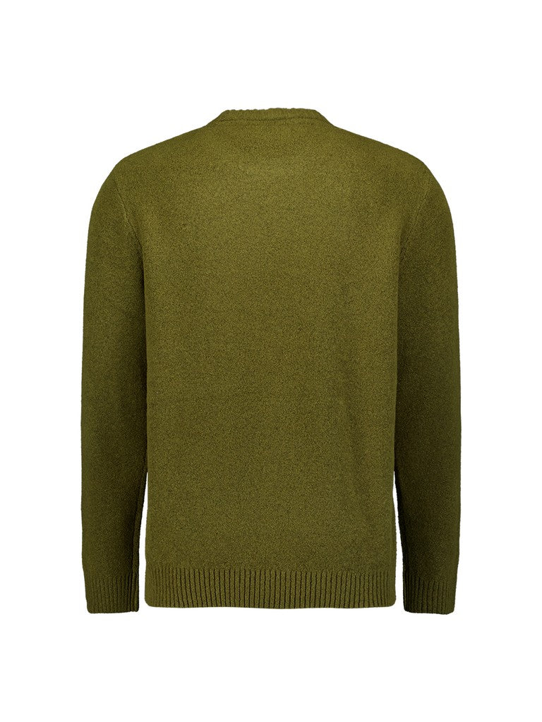 Pullover Crew Neck Melange Light Weight with Wool