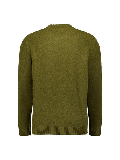 Pullover Crew Neck Melange Light Weight with Wool