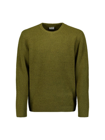 Pullover Crew Neck Melange Light Weight with Wool