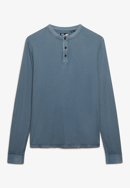 LW TEXTURED GRANDAD TOP